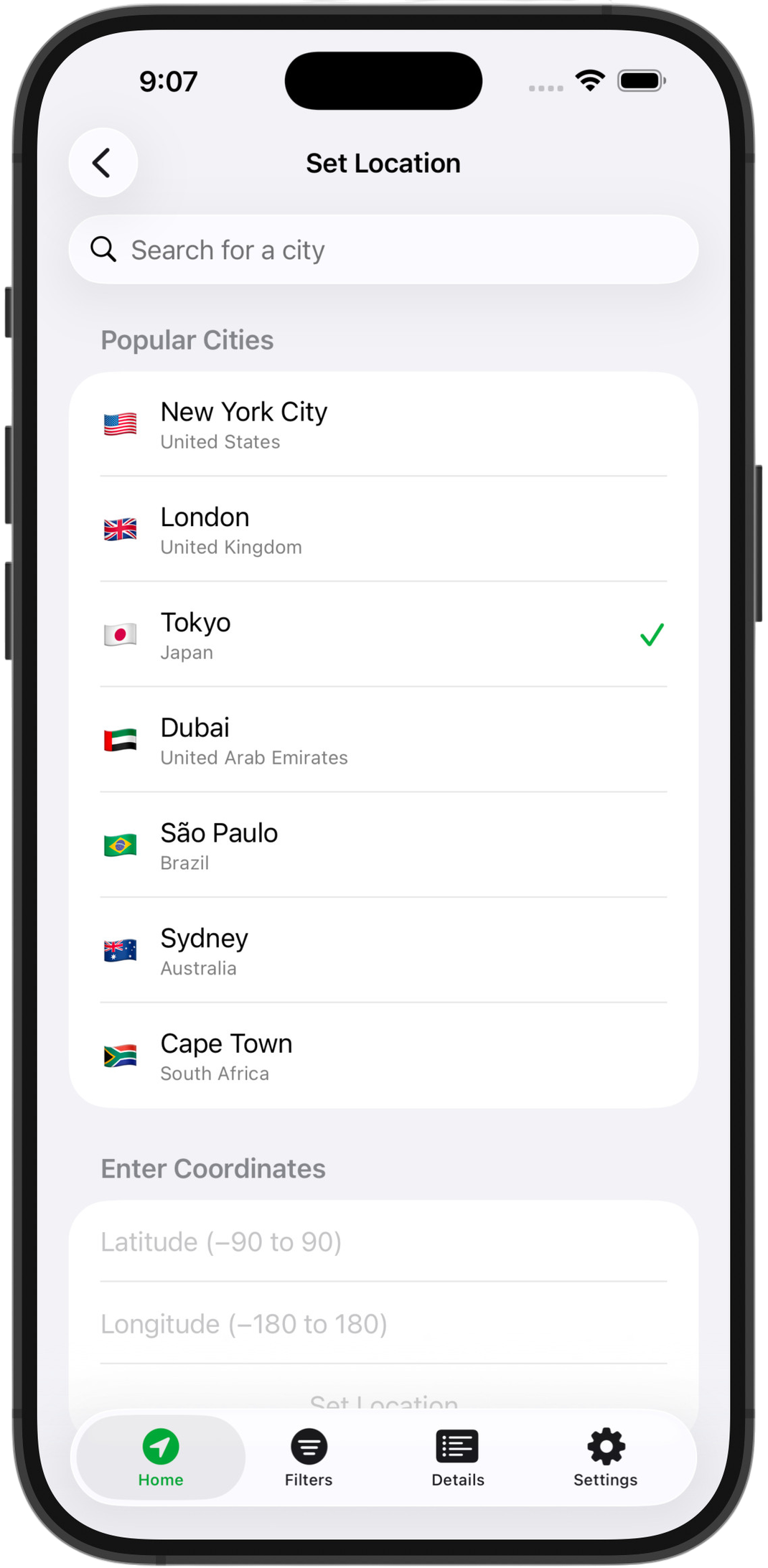 GeoSpoof on iOS — screenshot 6